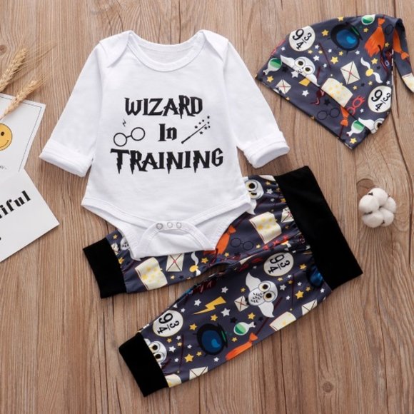 Other - Girl girls boy boys baby toddler Harry Potter outfit onesie pants hat cute new
